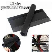 2pcs Cycling Frame Chain Protector Anti Scratch Rubbing Bicycle Care Chain Posted Guards MTB Road Bike Chain Protector Cover MTB Bike Frame Protector Chain Rear Fork Guard Cover Cycling Chain Cover Black Bicycle Frame Protection Ultralight Cycling - Multicolor - View 2