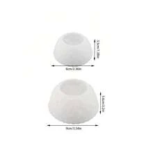 1件/2件 DIY 水晶樹脂竹籃杯矽膠模具，田園風竹籃花籃水泥黏土石膏香氛蠟燭杯鏡面矽膠模具，家居裝飾桌面擺件 - 白色 - 查看 15