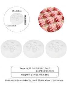 樹脂矽膠模具－多肉蓮花蠟燭矽膠模，適用於蠟燭／石膏擴香石／環氧樹脂裝飾品／汽車裝飾 DIY 手作工具 - 蓮花模具 - 查看 8