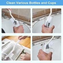 dilidili 11pcs Gap Cleaning Brush Set, Stiff Bristle Cleaning Supplies, Suitable For Kitchen, Bathroom, Corners, Grout, Sink - View 5