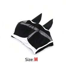 1pc Breathable Mesh Adjustable Horse Fly Mask With Ear Covers Anti Mosquito Insect Sun Protection Equine Face Cover - View 17
