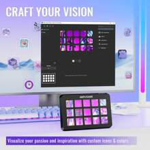 AmpliGame Live Streaming Controller, 15 Macro Keys, Supports OBS/Twitch/Streamlabs Trigger Operations, Live Streaming Keyboard Shortcut Pad, Suitable For PC-FIFINE D6 - View 7