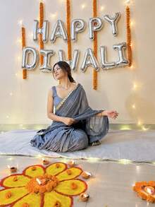 11PCS Happy Diwali Balloon Banner Set, Includes 16-Inch Multicolor "Happy Diwali" Letter Foil Balloons, Suitable For Diwali Gift Decoration, Diwali Party, Festival Of Lights - Multicolor - View 6