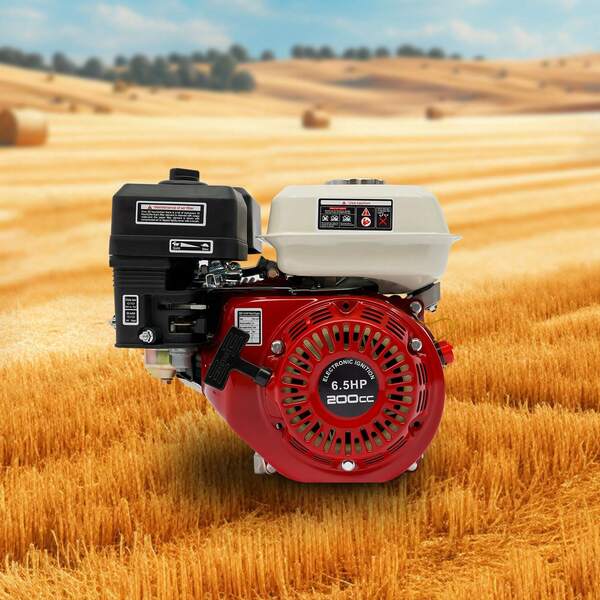 Petrol Engine For GX160 OHV 6.5HP Gas Engine Air Cooling Horizontal Shaft 360g/Kw.H 200cc 4-Strokes Single Cylinder Air-Cooled Engine
