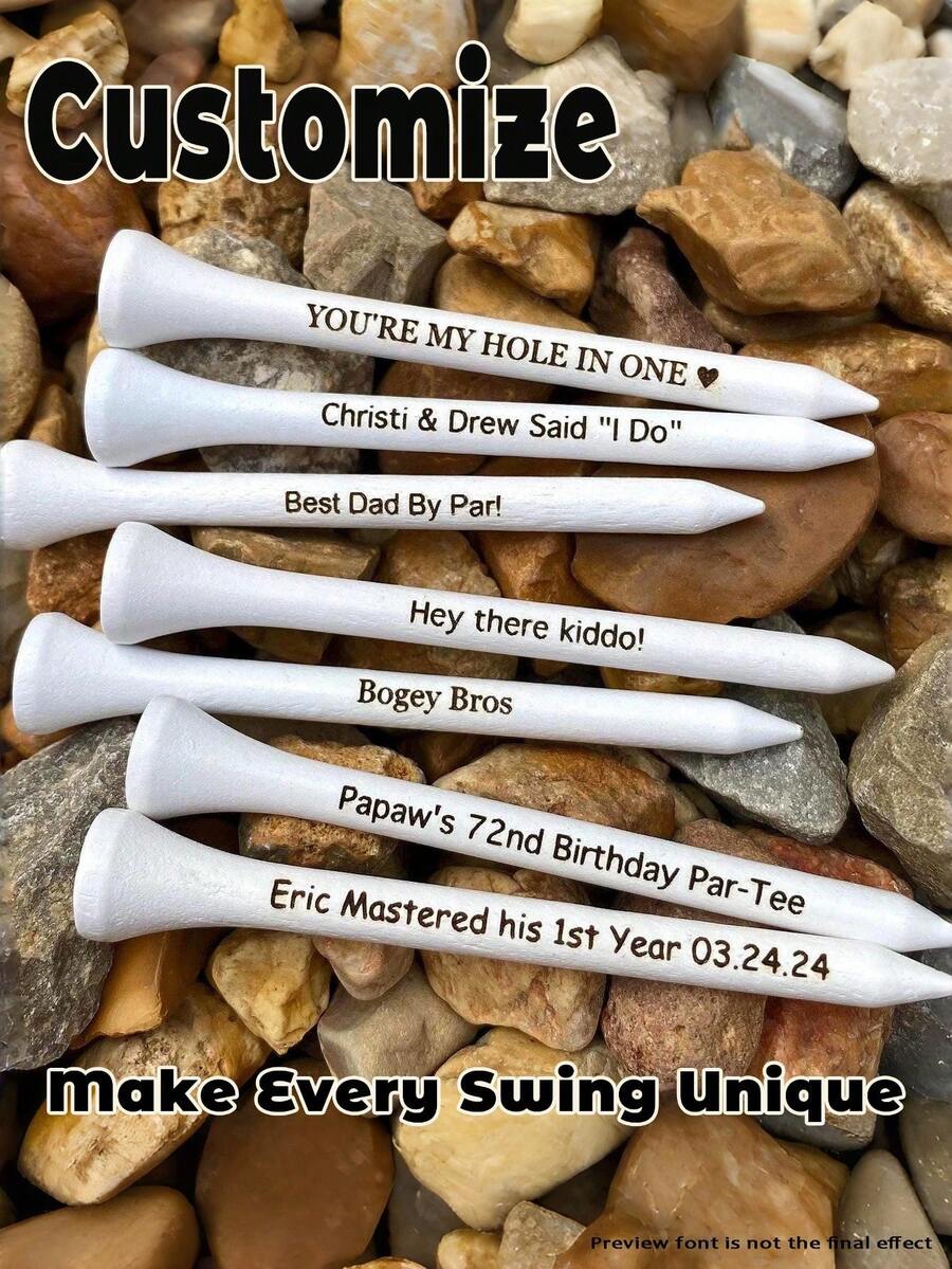 Personalized Golf Ball Markers, Customized Name Golf Ball Marker Set, Engraved Golf Accessories, Golf Gift For Men Father Grandfather, Wedding Bachelor Party Favor, Birthday Christmas Gift, Sports Party Favor, Customized Golf Ball Markers For Golfers - Multicolor - View 1