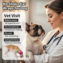 1pc Adjustable Dog Ear Muffs, Noise-Canceling Anti-Anxiety, Suitable For Thunderstorms, Fireworks, Travel, Vet-Certified For Medium To Large Dogs - Multicolor - View 7