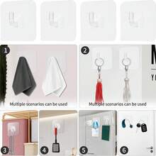 Gancho adhesivo reutilizable y removible para pared con herramienta mágica - A - Ver 1