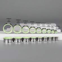 2PCS Glow In The Dark Two-Tone Stainless Steel Horn Fit Ear Tunnels, Hypoallergenic Body Piercing Jewelry, Cyberpunk Design Jewelry - Round - View 4