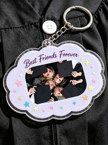 Llavero de foto de graduación personalizado, regalo para mejor amigo - Multicolor - Ver 4