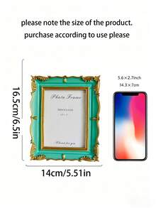 1PC Vintage European Style Picture Frame, Decorative Photo Frame, Suitable For Home Decor And Photo Display, Ideal Gift For Birthday, Graduation And Other Occasions.[Without Photo Paper/Random Photo Paper] - 1 - View 11