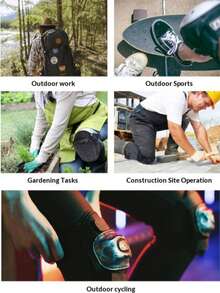 1/2pcs Professional Adjustable Strap Gardening Knee Pads, Heavy Duty Extended Industrial Knee Pads, Anti-Slip Wear-Resistant Work Knee Pads - With Gel Pads, Soft Foam Filling, Adjustable Dual Strap Design, Unisex, Suitable For Construction Site, Garden, Renovation, Flooring, Motorcycle Riding, And Other Work And Home Use. Breathable Anti-Slip Gardening Tool Knee Pads, Comfortable Breathable Garden Work Knee Pads. Shock-Absorbing Wear-Resistant Auto Repair Men's Tools, Breathable Anti-Slip Construction Work Tools, Wind-Resistant Fitting Motorcycle Riding Accessories, Pressure-Resistant Durable Auto Repair Work Car Accessories. - Multiple Styles - View 5
