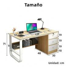 Home Office Desks - White - View 2