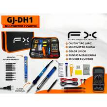 Soldering Kit With Digital Display, Multimeter And Temperature Adjustment For Precision Circuit Maintenance, DIY Manual Kit With Tips, 8-In-1 Multifunctional Screwdriver And Tip Cleaner - US A Type Plug(110-127V) - View 1