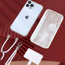 2pcs New Best-Selling Universal Phone Lanyard Phone Case Lanyard, Universal Phone Lanyard, Crossbody Neck Hanging Anti-Loss Rope With Colorful Pads - Multicolor - View 5