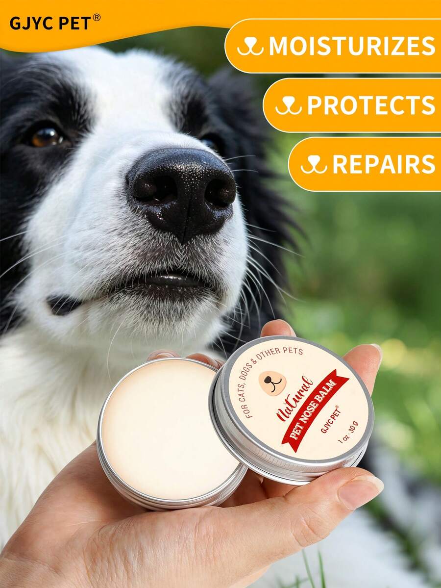 GJYC PET Pet Nose Moisturizing Balm 1oz – Prevents Dry And Cracked Nose For Dogs And Cats, Deeply Moisturizing And Lick-, Suitable For French Bulldogs And All Breeds - Multicolor - View 1