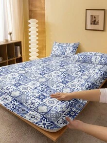 Blue and White