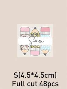 LICVIC Stiker Nama Pensil Kustom, Stiker Ponsel yang Dipersonalisasi, Label Nama Lucu, Stiker Laptop Nama Kustom, Hadiah Ulang Tahun dan Natal yang Dapat Disesuaikan - Gaya A - View 9