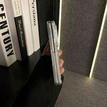 Luxury Minimalist Water Ripple Transparent Phone Case, Compatible With Samsung Galaxy Z Fold8 ZFold8 Fold8 Back Cover - Clear - View 7