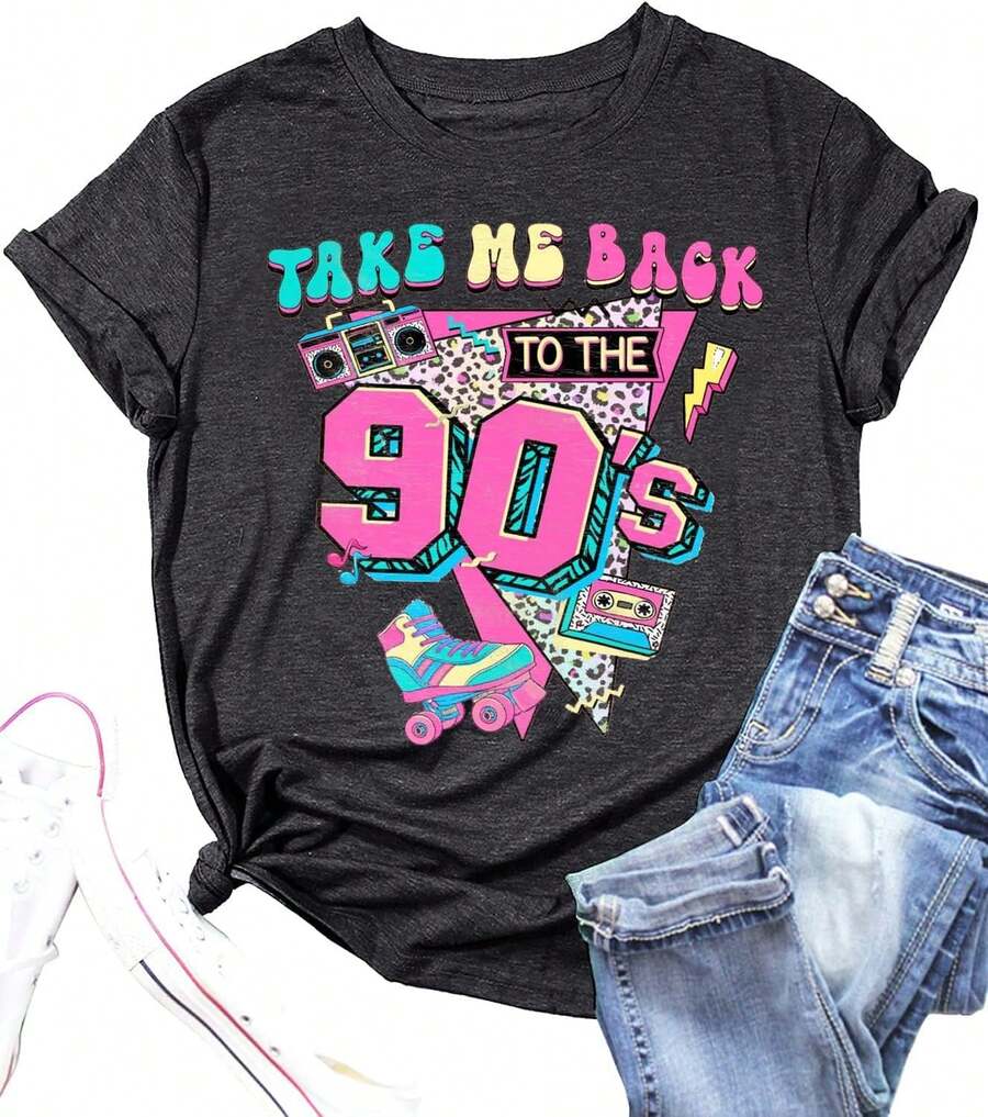 Women T-Shirts - 灰2 - 查看 1
