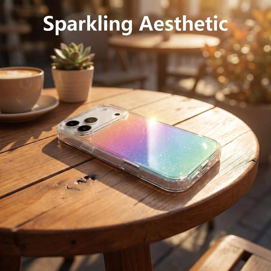 Compatible With Iphone 18 Pro Max Phone Case 17 Pro Max Colorful Feather Pattern Magnetic Protective Cover For Models 13/14/15/16/17/18Pro