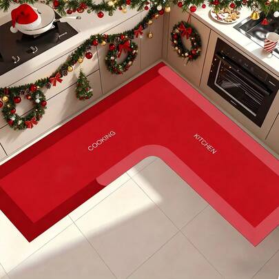 L Corner Carpet Kitchen Rug Living Room Carpet Floor Mats Kitchen Absorbent Non Slide Mats Kitchen Foot Mats Machines Wash Kitchen Rugs For Cooking