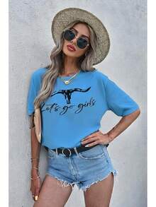Women T-Shirts - 氧a - 查看 5
