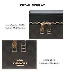 Coach Rainer 印花女款單肩斜跨手提包 CEO23IMXAQ - 核桃棕色 黑色CEO23IMXAQ - 查看 9
