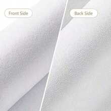 1 Roll, Iron-On Fusible Interlining, Suitable For Sewing, Crafts, Quilting - 12 Inches*5 Yards - Non-Woven Iron-On Fusible Cotton Batting, Single-Sided Adhesive Foam Stabilizer, White, Suitable For DIY Tote Bags, Home Decor - A - View 3