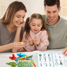 Fun Bird-Themed DIY Origami Kit, Includes Instructions, 45 Sheets Of Origami Paper And 21-Page Step-By-Step Folding Guide, Suitable For Boys And Girls, Perfect For Back To School Or Birthday Gift - Multicolor - View 9