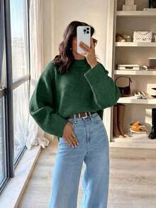Floral Dark Green