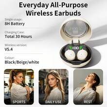 Mini Wireless In Ear Headphones 5.4- True Wireless Design, High Fidelity Sound Quality, Long Battery Life, Invisible Design, Touch Operation, Suitable For Running And Sleeping, Compatible With All Mobile Phones - Multicolor - View 3