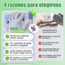 Guantes Anticorte Nivel 5 Industrial Trabajo Rudo Resistente - Gris A - Ver 7