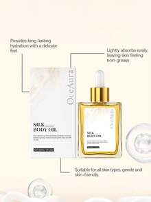 OceAura 1 Box 1pc (30ml) Silk Soft Body Oil, Refreshing & Glowing, Non-Sticky, Skin-Friendly, Tender & Easily Absorbed Body Oil - Multi Scents - View 7