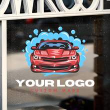 1pc Full Color Customized Vinyl Sticker - Can Be Personalized With Your Text, Image Or Logo, Suitable For Cars, Home, Business, Windows, Doors, Walls, Bicycles, Boats, Perfect For Birthdays, Holidays, Special Occasions - Multicolor - View 4