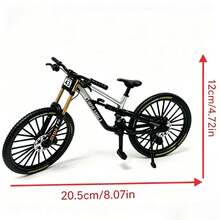 1 buah Model Sepeda Paduan Baru Simulasi Sepeda Gunung Sepeda Downhill Sepeda Jalan Raya Hiasan Mainan Hadiah, Hadiah Pesta, Hadiah Ulang Tahun, Hadiah Kecil Paskah - Abu-abu-43 - View 5