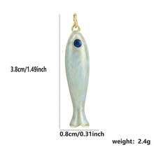 1pc Copper Fish Pendant DIY Bracelet Necklace Ankle Chain Charm, Suitable For Beach Vacation, Gift For Colleagues, Best Friends, Family And Friends - Multicolor - View 19