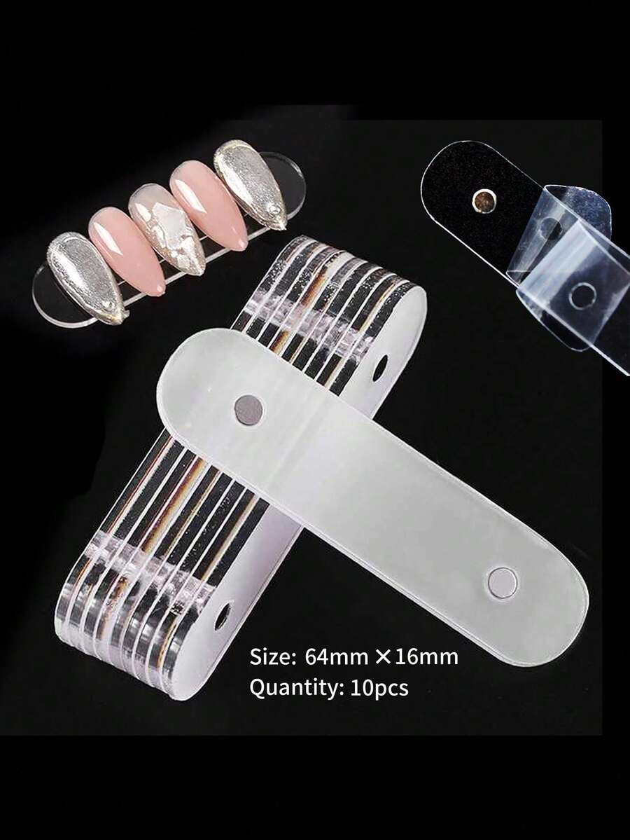 1/3/5 Nail Display Boards, Suitable For Nail Salons - Clear - View 1