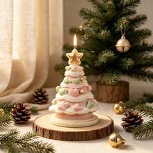 1pc Christmas Tree Scented Candle Resin Mold, Epoxy Resin Casting Mold, Gypsum Mold, Christmas Decoration Desktop Ornament Silicone Mold, Scented Candle Mold, Perfect For Holiday Atmosphere Decor Making, Suitable For Handmade Crafts, Gift Making - Christmas Tree Mold - View 5