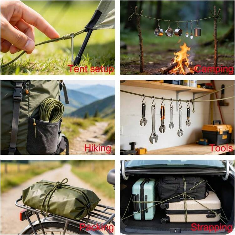 KEDIL 650 Lb Paracord 100m 9 Core 4mm Military Tactical Parachute Multi-Functional Spool Tent Rope Lanyard For Outdoor Survival Camping DIY Bracelet Orange - Orange - View 6