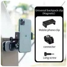 TELESIN 磁吸背包夾，適用 GoPro Hero、 Action 360 度旋轉肩帶磁吸支架，適用 Insta360 Ace Pro 2、X5、X4、X3、 Nano Action 6、5 Pro、4、3 Pocket 3 - 查看 13