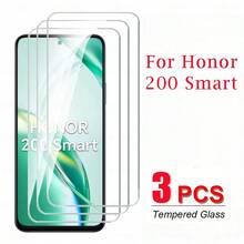 3pcs Curved Full Screen Tempered Glass Screen Protector For Honor Magic8 Pro/Magic V5/Magic V3/Magic7 Pro/Magic7 Lite/Honor 600/Honor 400/Honor 200/Honor X9d/Honor X8d/Honor X7d/Honor X6C Series, Full Coverage 9H High Definition Anti-Scratch Bubble-Free Easy To Carry And Install - Clear - View 29