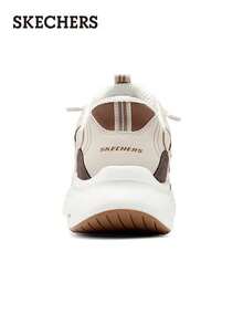 Skechers 斯凱奇 D'LITES系列復古拼接老爹鞋熊貓鞋運動休閒鞋 - 白色/棕色 - 查看 5