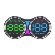 YNF GPS HUD Head-Up Display Car Speedometer, Smart Digital Speedometer KMH/MPH Switchable, Windshield Projection Real-Time Vehicle Speed, Driving Direction, Time, Trip Distance, Overspeed Alarm, Multi-Color Display, Plug And Play Type-C USB Universal Car Accessory - G27 - View 11