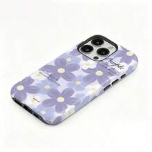 HoBa case 1 Pc The 2D Flat Pattern 2-In-1 Soft Film Full Coverage Phone Hard Case, Suitable For Galaxy A23/A24/A25/A32/33/S25, Suitable For Apple 7/8/11/12/13/14/14Plus/15/15Plus/16/16Plus/7/8Plus/17/17Pro,Korean Stylish & Interesting Phone Case,Elegant Design Suitable For Both Men And Women, Ideal Gift For Girlfriend On Easter, Spring, Birthday - Mixed Color 2 - View 3