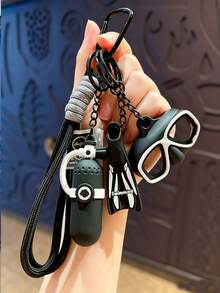 1pc Colorful Summer Fun Fins And Diving Mask Keychain, Creative And Stylish Exquisite Bag Charm For Men, Women, And Couples, Beach And Ocean Themed - Multicolor - View 16