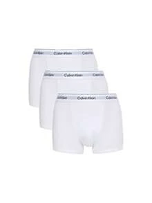 Calvin Klein [Bundle] Modern 3 Packs Men's Boxers + Micro Stretch Men's Boxer Short - White+White - View 2