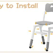 Kselythan Kids Desk Chairs - Grey - View 8