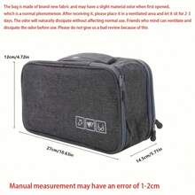 Travel Packing Organizer-Lightweight Oxford Fabric Zipper Storage Bag For Underwear,Socks Accessories, Ideal For LuggageSuitcases,Versatile Travel Bag - Multicolor - View 5