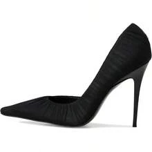 Women's Elegant Pump - 8 + Black - View 5