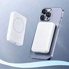 Wireless Power Bank For IPhone X, XR, 11, 12, 13, 14, 15, 16 Pro Max. Lightning Input, For IPhone Only (No Cable Included) - White - View 2